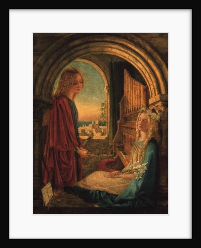 Annunciation, 1859 by Charlotte E. Babb