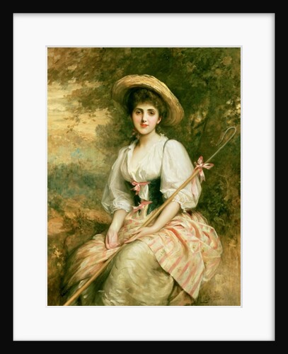 Mrs. Stuart M. Samuel as Phyllida, The Shepherdess by Samuel Luke Fildes