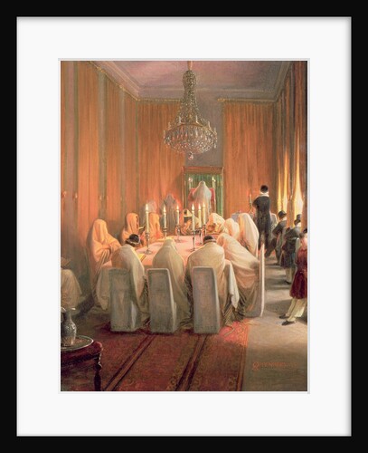 The Rothschild Family at Prayer by Moritz Daniel Oppenheim