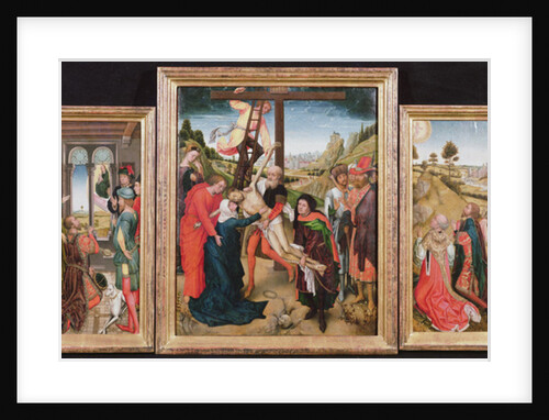 Descent from the Cross, and the Legend of the True Cross by Vranck van der Stock