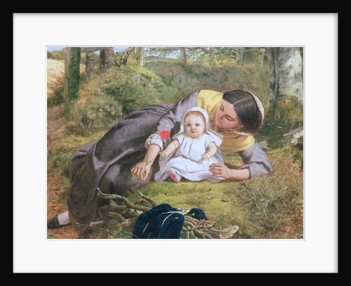 Mother and Child with a poppy by Frederick Richard Pickersgill