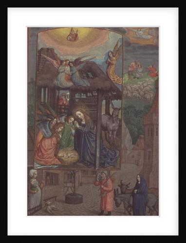 Codex Ser Nov 2844 Birth of Christ by Flemish School