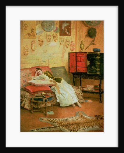 La Liseuse, c.1900 by Georges Croegaert