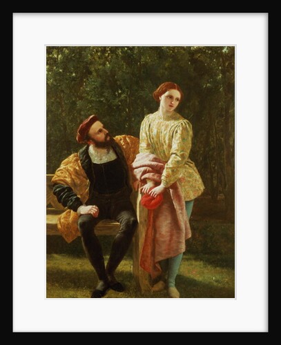 Orsino and Viola by Frederick Richard Pickersgill