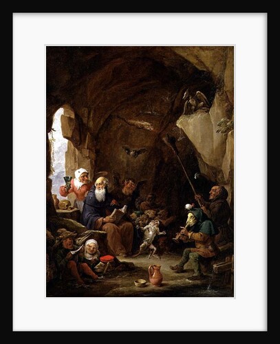 The Temptation of St. Anthony in a Rocky Cavern by David the Younger Teniers