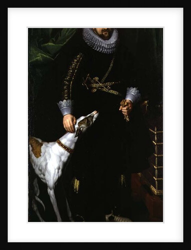 Portrait of a Gentleman said to be from the Coudenhouve Family of Flanders, c.1610-20 by Hispano-Flemish School