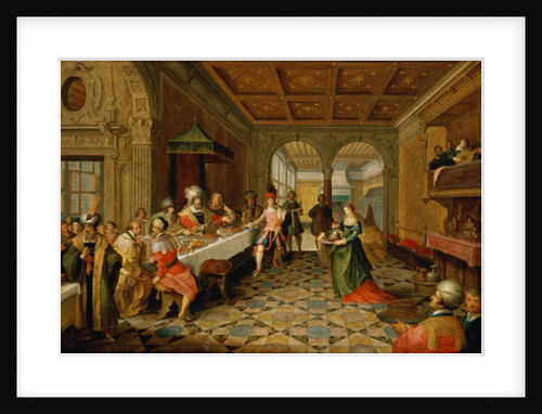 Salome Presenting the Head of St. John the Baptist to King Herod by Frans & Vries Paul V. de Francken