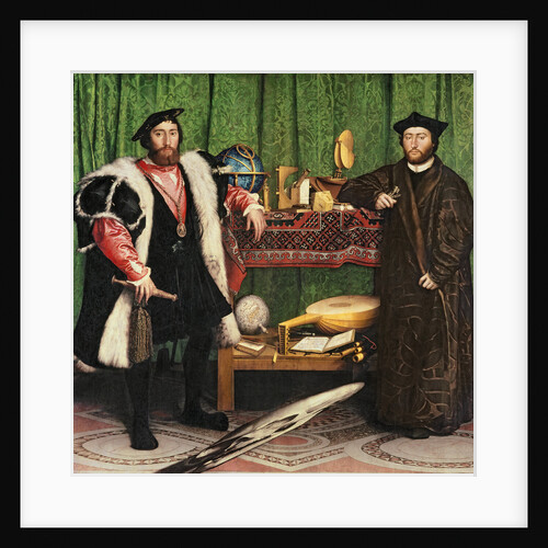 The Ambassadors, 1533 by Hans Holbein the Younger