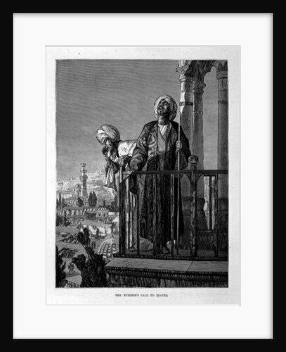 The Muezzin's Call to Prayer, 19th century by Karl Wilhelm Gentz