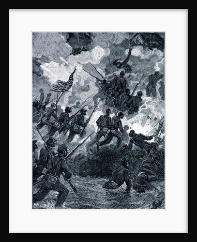 The Night Assault on Battery Wagner, July 18th 1863 by Julian Oliver Davidson