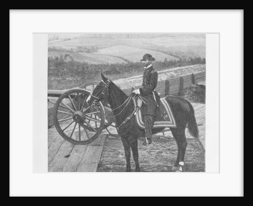 General William Tecumseh Sherman at Atlanta, engraved from a photograph by George. M. Bell