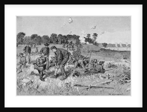 Confederate line waiting orders in the wilderness by William Ludlow Sheppard