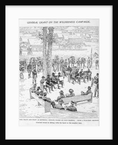 General Grant and staff at Bethesda Church, north of Cold Harbour by Alexander Gardner