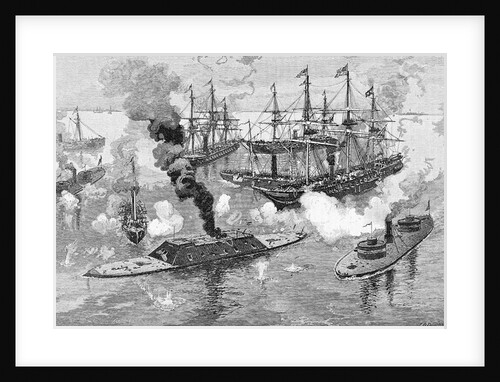 Surrender of the 'Tennessee', Battle of Mobile Bay by Julian Oliver Davidson