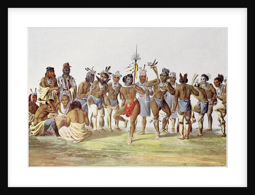 War Dance of the Sauks and Foxes by American School