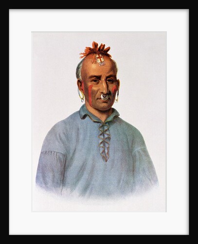 Kish-Kal-Wa, a Shawnee Chief by American School