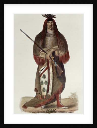 Wa-Na-Ta or 'The Charger', Grand Chief of the Sioux or Dakota Indians, painted 1926 by Charles Bird King