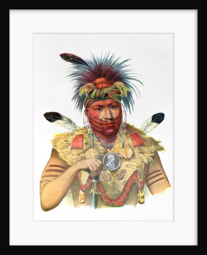 Ne-Sou-A-Quoit, a Fox Chief by Charles Bird King