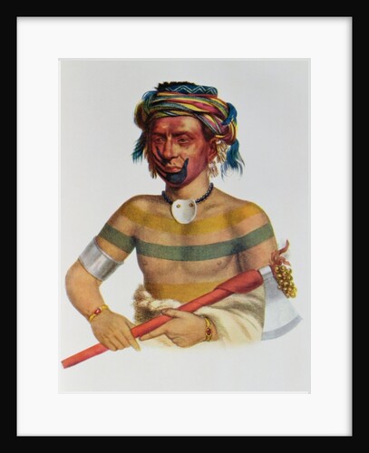 Shau-Hau-Napo-Tinia, an Iowa Chief, 1837 by Charles Bird King