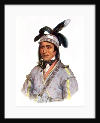 Opothle-Yoholo, a Creek Chief, 1825 by Charles Bird King
