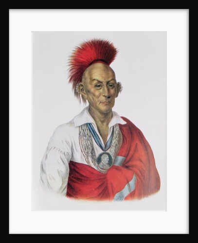 Ma-Ka-Tai-Me-She-Kia-Kiah or Black Hawk, a Sauk Brave, 1837 by Charles Bird King