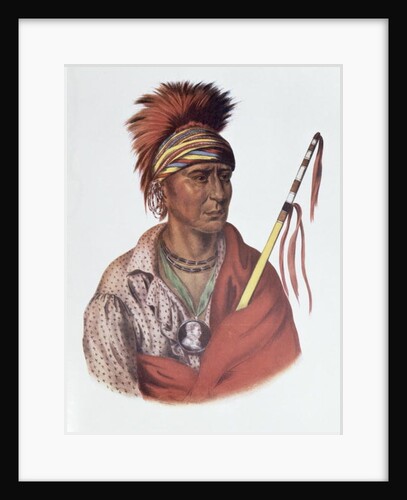 Notchimine or No Heart, an Iowa Chief, 1837 by Charles Bird King