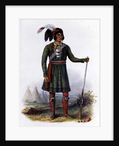 Osceola or 'Rising Sun', a Seminole Leader, 1838 by George Catlin