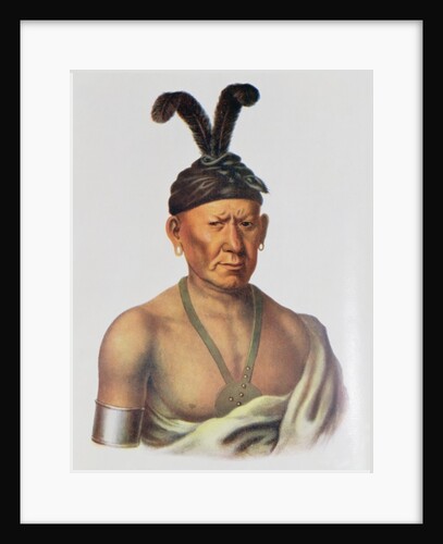 Wakechai or 'Crouching Eagle', a Sauk Chief by Charles Bird King