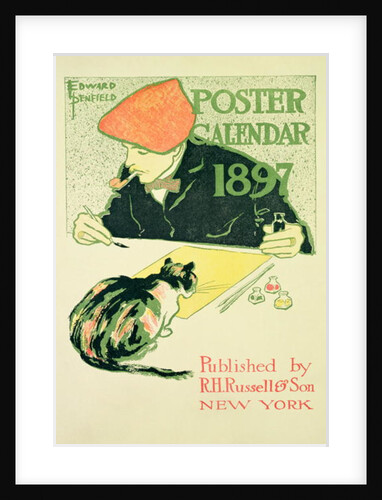 Poster Calendar, pub. by R.H. Russell & Son, 1897 by Edward Penfield