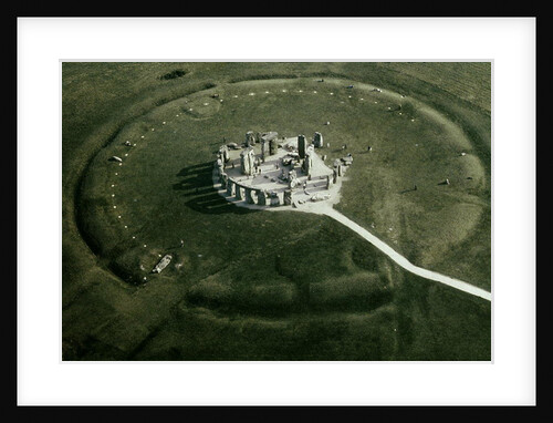Stonehenge from the air by Anonymous