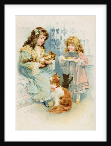 Kitten's Tea Party by Anonymous Anonymous
