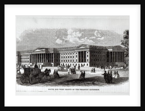 South and West Fronts of the Treasury Extension by American School