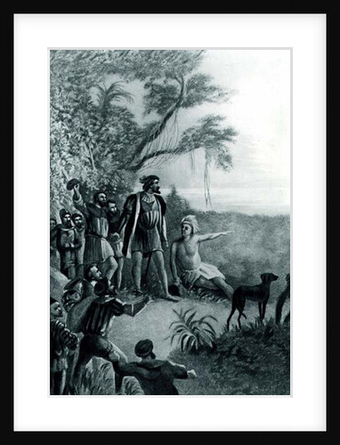 Balboa's First Sight of the Pacific Ocean, 25th September 1513 by H. E. Philippoteaux
