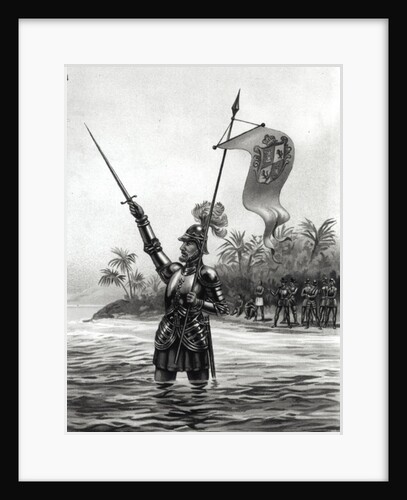 Balboa Claiming Dominion over the South Sea, 25th September 1513 by American School