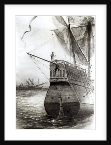 The Supreme Moment on the Evening of October 11th 1492 by J. Steeple Davis