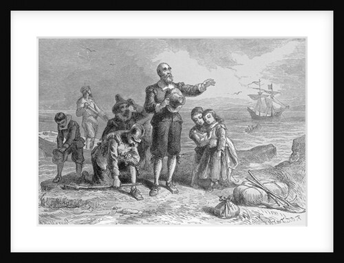 Landing of the Pilgrims, 1620 by Felix Octavius Carr Darley