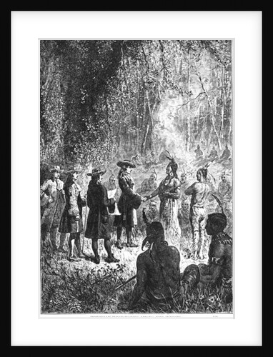Moravian Missionaries Among the Indians by American School