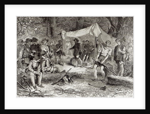 The First Day at Jamestown, 14th May 1607 by William Ludlow Sheppard