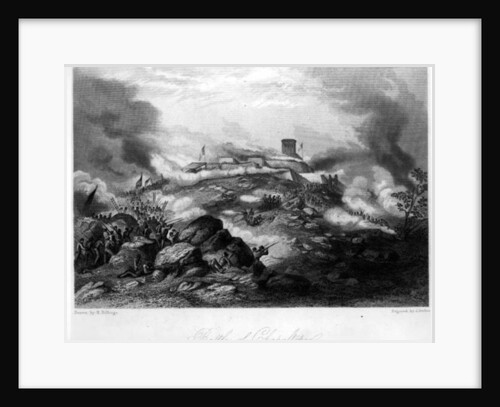 The Battle of Chapultepec, 1847 by Hammatt Billings
