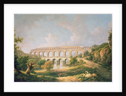 The Pont du Gard, Nimes by William Marlow