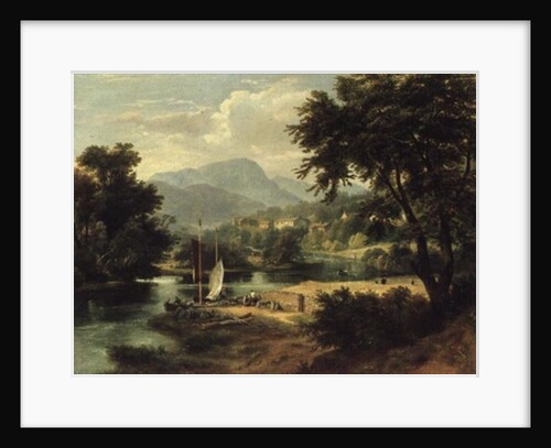 View of Clappersgate on the River Brathay above Windermere by Ramsay Richard Reinagle