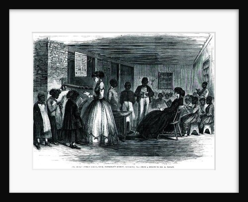 The Misses Cooke's schoolroom, Freedman's Bureau, Richmond, Va. by American School