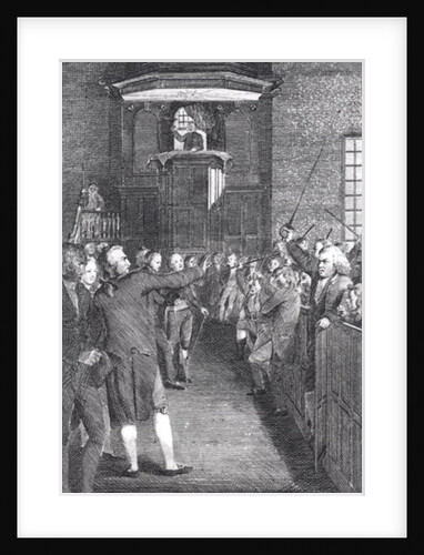 Town Meeting, c.1770, from M'Fingal', by John Trumball by American School