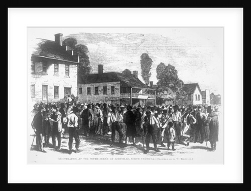 Registration in the South, Scene at Asheville, North Carolina by Alfred Wordsworth Thompson