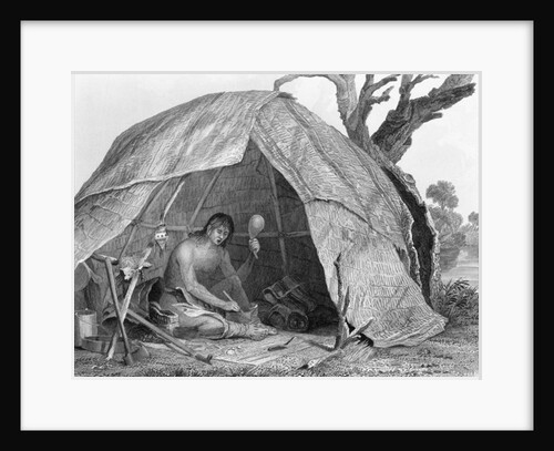 Indian Doctor Concocting a Pot of Medicine by Captain Seth (after) Eastman