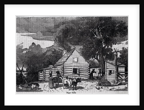 African American Cabin by American School