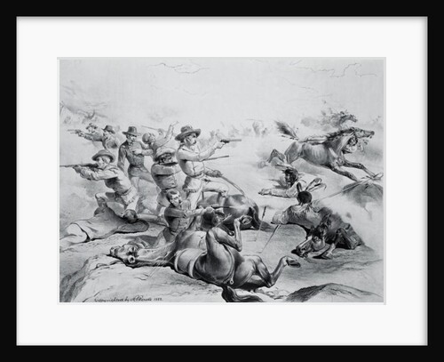 The Last Battle of General Custer, 25th June 1876, c.1882 by American School