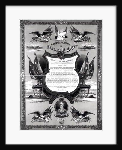 Farewell Address of General Robert E. Lee by American School