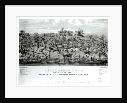 Sacramento City, California by G.V. Cooper