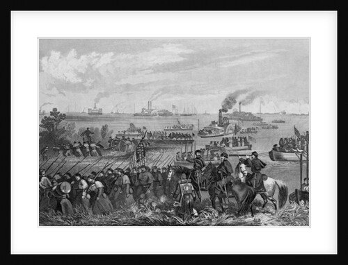 Landing of troops on Roanoke Island, Burnside Expedition, 8th February 1862 by William Momberger